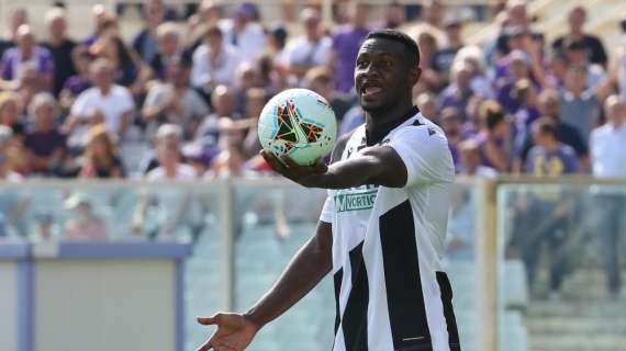 Udinese, fase di stallo per la cessione di Opoku all'Amiens