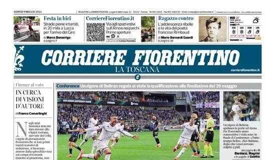 La Viola è in finale di Conference League, il Corriere Fiorentino esulta: "Si va ad Atene" 
