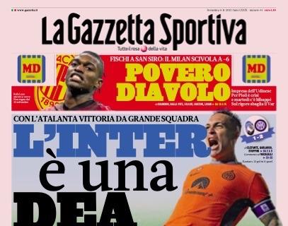 L'apertura de La Gazzetta Sportiva: "L'Inter è una Dea, povero Diavolo"