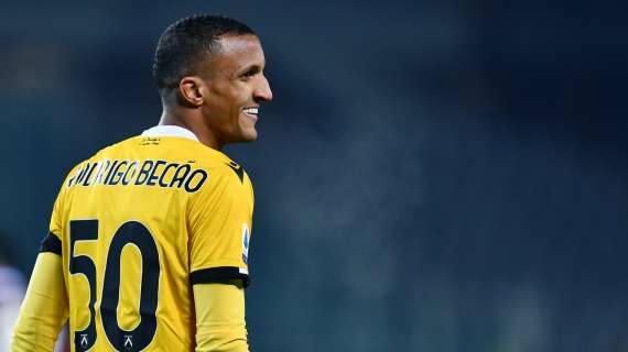Udinese, Becao il calciatore più in campo della A: ben 682 minuti compresi i recuperi
