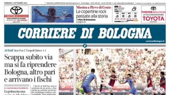 Il Corriere di Bologna: "Altro pari. E arrivano i fischi"