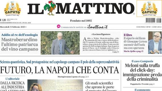 Il Mattino: "Napoli, flop mercato. Ora per vincere serve la spinta della città"