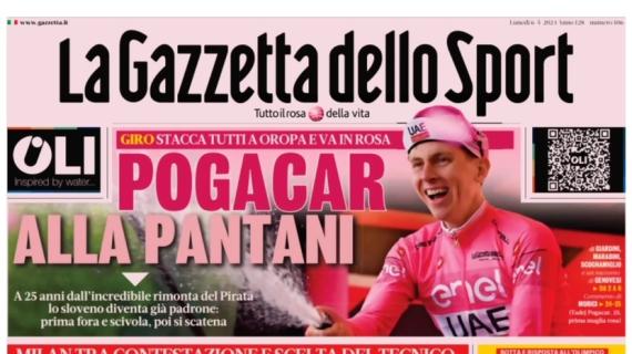 L'apertura de La Gazzetta dello Sport sul Milan: "Conceiçao ci prova"