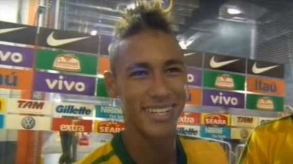 10 agosto 2010, il 18enne Neymar fa il suo esordio col Brasile e va subito in gol
