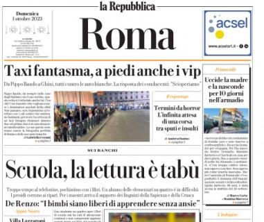 La Repubblica in prima pagina sul ko della Lazio: "Milan amaro, tifosi contro Immobile"