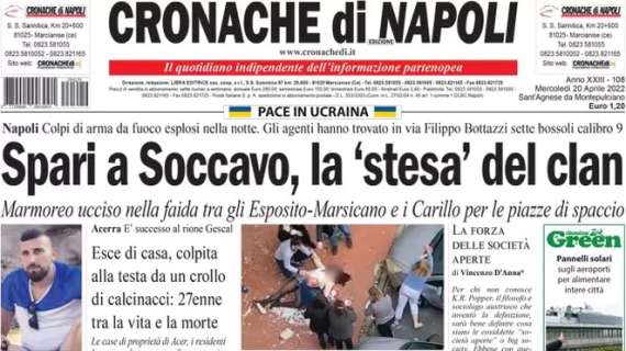 Cronache di Napoli: “Cambi e infortuni, dietro la resa azzurra nella lotta per lo scudetto”