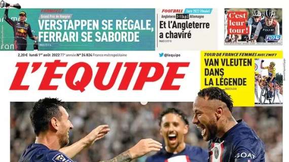 Il PSG di Galtier inizia sotto i migliori auspici, L’Equipe in prima pagina: “Lancio riuscito”