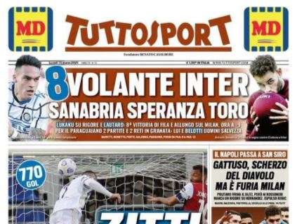 L'apertura di Tuttosport su CR7: "Zitti tutti!"