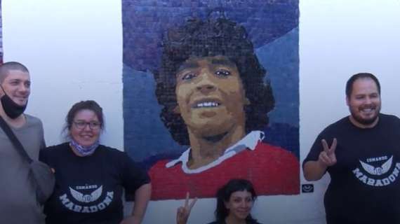 Argentina, Maradona ricordato con un mosaico artistico a tre mesi dalla sua scomparsa