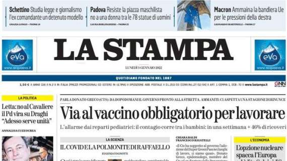 La Stampa in prima pagina sull’attuale obiettivo bianconero: “Juventus, tutto su Icardi”