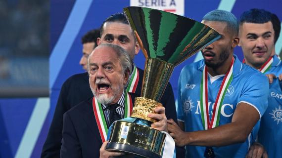 De Laurentiis: "Cavalchiamo l'onda di una Napoli vincente". E annuncia: "Martedì andremo dal Papa"