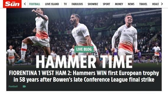 La stampa inglese celebra il West Ham e condanna i suoi tifosi: "Una vergogna"