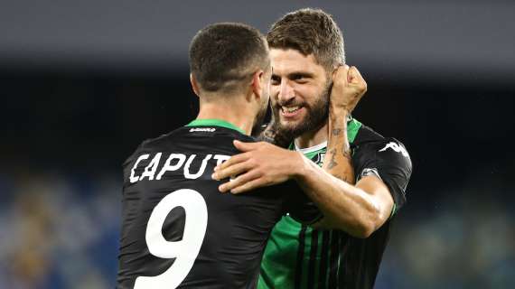 Sassuolo-Udinese, le formazioni ufficiali: Caputo e Berardi titolari, out Deulofeu