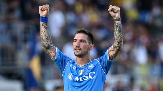 Rimonta completata, Politano raggiunge il Genoa col sinistro al volo: il Napoli agguanta il 2-2