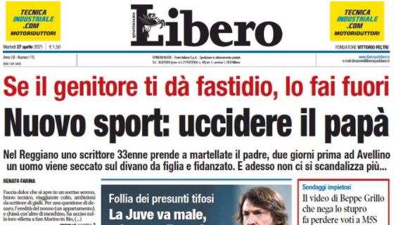 Libero: "La Juve va male, minacce di morte a Pirlo e famiglia"