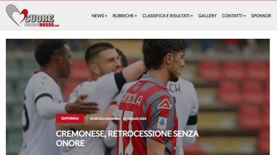 Cremonese in B, l'analisi di CuoreGrigioRosso.com: "Retrocessione senza onore"