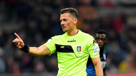 Fiorentina-Atalanta, cambia l'arbitro: Giacomelli al posto di Doveri