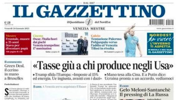 Il Gazzettino Veneto annuncia: "Pohjanpalo verso l'addio al Venezia. Tifosi in rivolta"