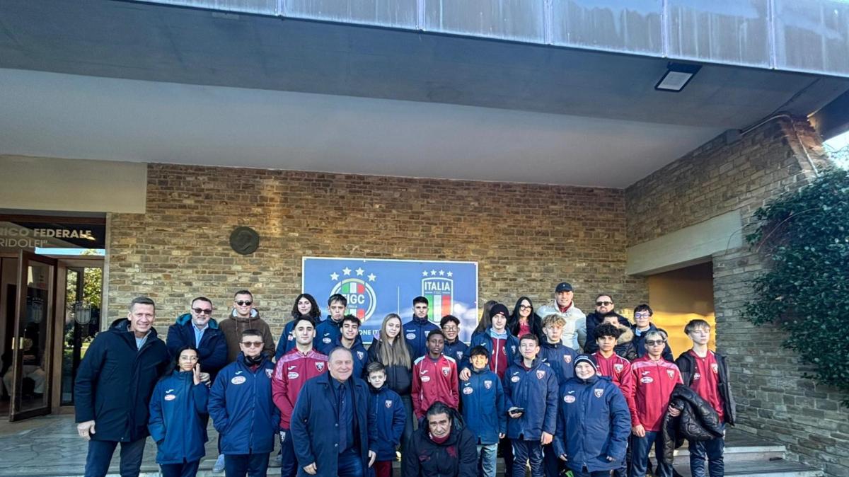 Giornata speciale per la squadra 100% Ugi Torino ospite a Coverciano