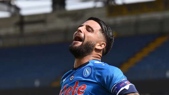 Punizione e Insigne gol: il Napoli in vantaggio 1-0 sulla Roma al 45'