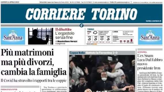 Corriere Torino: "Bernardeschi e Danilo nel recupero. Sarà la Juve a sfidare l'Inter"