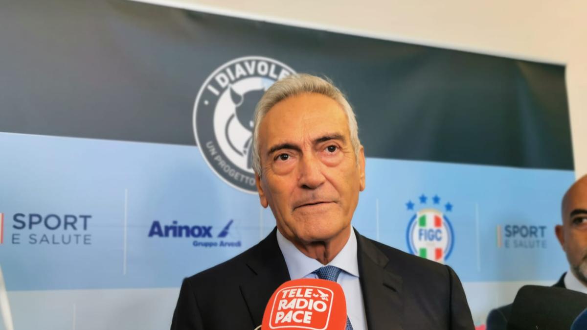 Gravina: "Fantasioso lo slittamento di una partita di campionato per favorire la Nazionale"