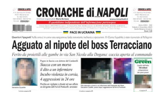 Cronache di Napoli: "Napoli-Inter nei piedi dei grandi attaccanti: Osimhen vs Lautaro"