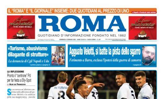 Il Roma all'indomani dello 0-3 del Franchi: "Napule è mille culure"