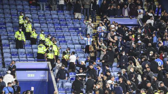 Scontri a Leicester, nove tifosi del Napoli arrestati dalla polizia inglese