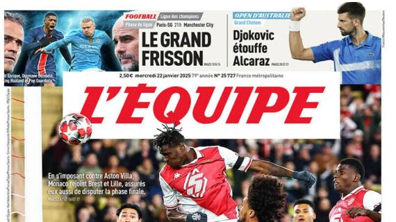 Stasera Paris Saint-Germain-Manchester City. L'Equipe titola: "La grande emozione"