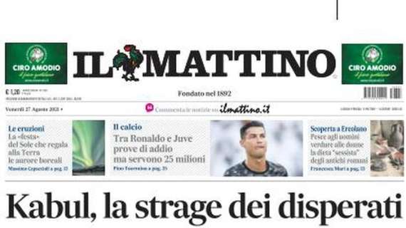 Il Mattino: "Tra Ronaldo e Juve prove di addio ma servono 25 milioni"