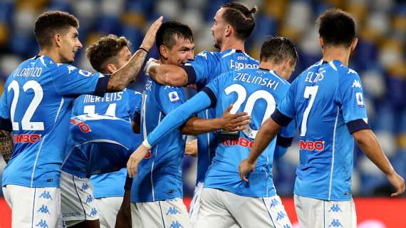 Serie A, la classifica aggiornata: il Napoli aggancia la Roma al terzo posto