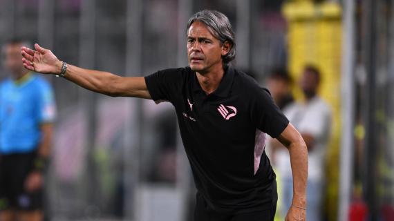 Palermo, Inzaghi: "Questa è la strada giusta, ho visto una squadra che lotta"