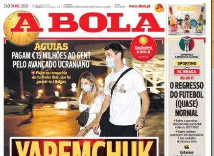 Le aperture portoghesi - Il Benfica prende Yaremchuk per 15 milioni. Stasera la Supercoppa