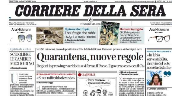 Il Corriere della Sera sull’appeal della Serie A malgrado i problemi: “Passa lo straniero” 