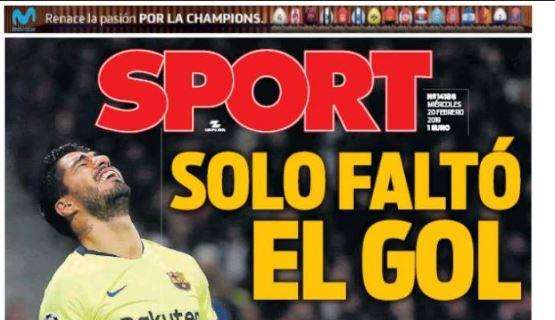 Lione-Barcellona, la rassegna stampa: "È mancato solo il gol"