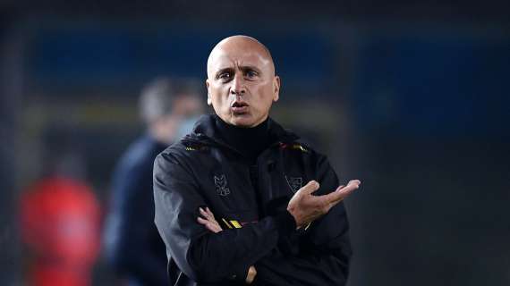 Lecce, Corini: "Ci è mancato solo il gol. Io in discussione? Sento la fiducia di squadra e società"