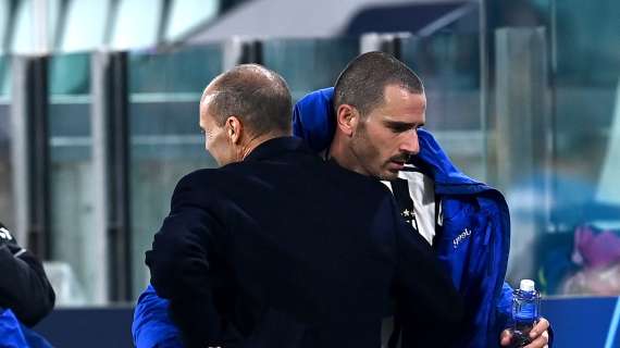 Bonucci torna sulla litigata con Allegri: "Sono momenti. Il nostro un rapporto amore e odio"