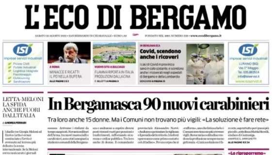 L'Eco di Bergamo, parla Adani: "Atalanta, per battere il Milan fuori il coraggio"