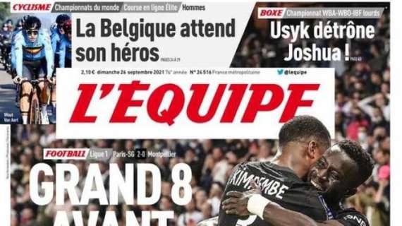 Il PSG vince ancora in Ligue 1, L'Equipe: "La grande ottava prima della grande sfida"