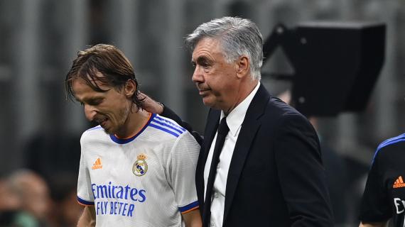 Modric sostituito col Villarreal, Ancelotti: "Ha 36 anni, 10' in meno possono evitare problemi"