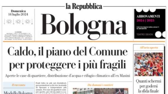 La Repubblica-Bologna: "Quanti schermi per godersi la sfida finale dell'Europeo"