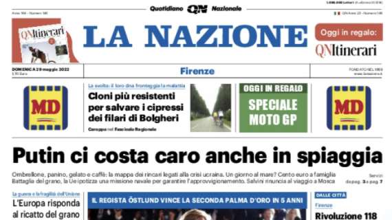La Nazione: "La Champions è del Real. Carlo imperatore d'Europa"