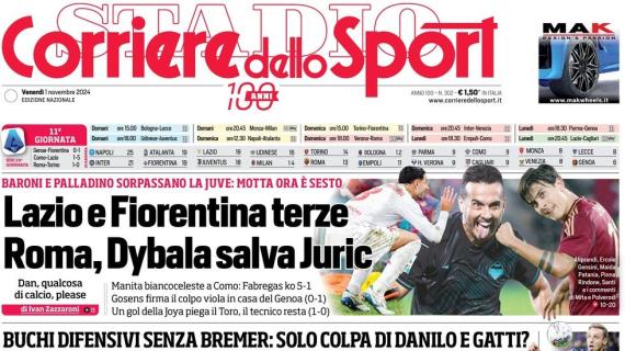 Il Corriere dello Sport stamani in prima pagina sui bianconeri: "Juve violata"