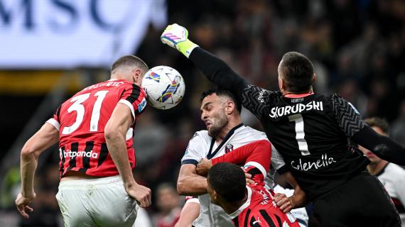 Milan-Bologna 1-1, ci pensa Gimenez su dormita collettiva della difesa felsinea