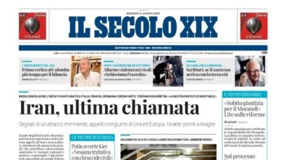 Il Secolo XIX sul Derby della Lanterna di settembre: “Prima sfida tra Gilardino e Pirlo”