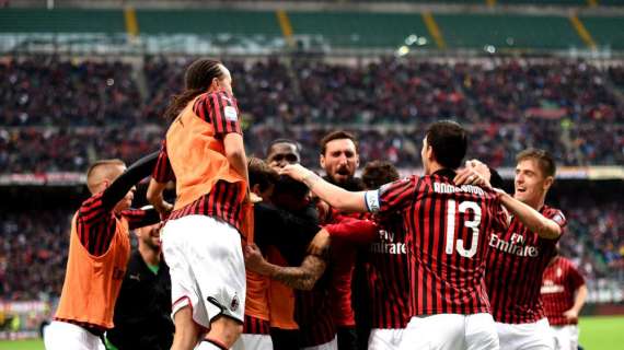 Serie A, la classifica a 45' dalla fine: Milan terzo, Inter quinta. Genoa in B