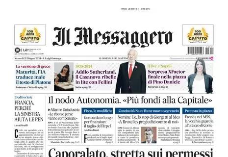 Il Messaggero titola: "Troppa Spagna per gli azzurri, si decide tutto con la Croazia"