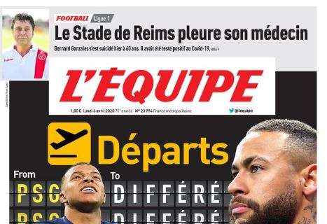 PSG, per L'Equipe il coronavirus porterà alla permanenza di Mbappé e Neymar