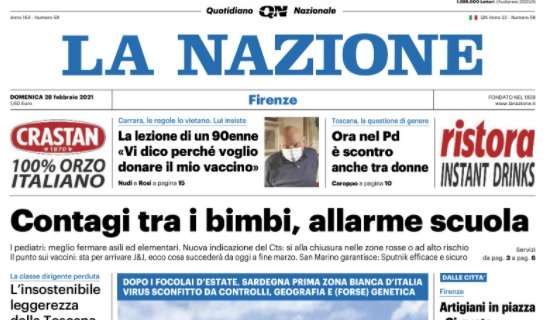La Nazione: "Oggi a Udine. Prandelli con FR7. Voglia di colpaccio"